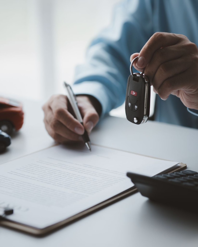 Signature d’un contrat d’assurance auto